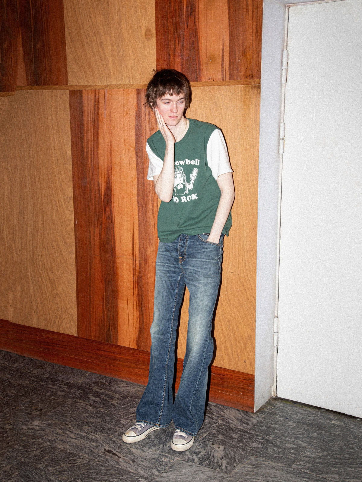 NUDIE JEANS ROY SHORT T-SHIRT - COWBELL