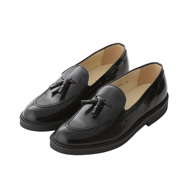 HARUTA TASSEL LOAFER 709XL - BLACK