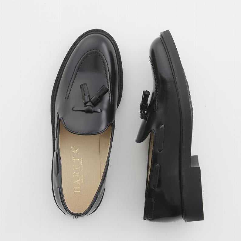 HARUTA TASSEL LOAFER 709XL - BLACK