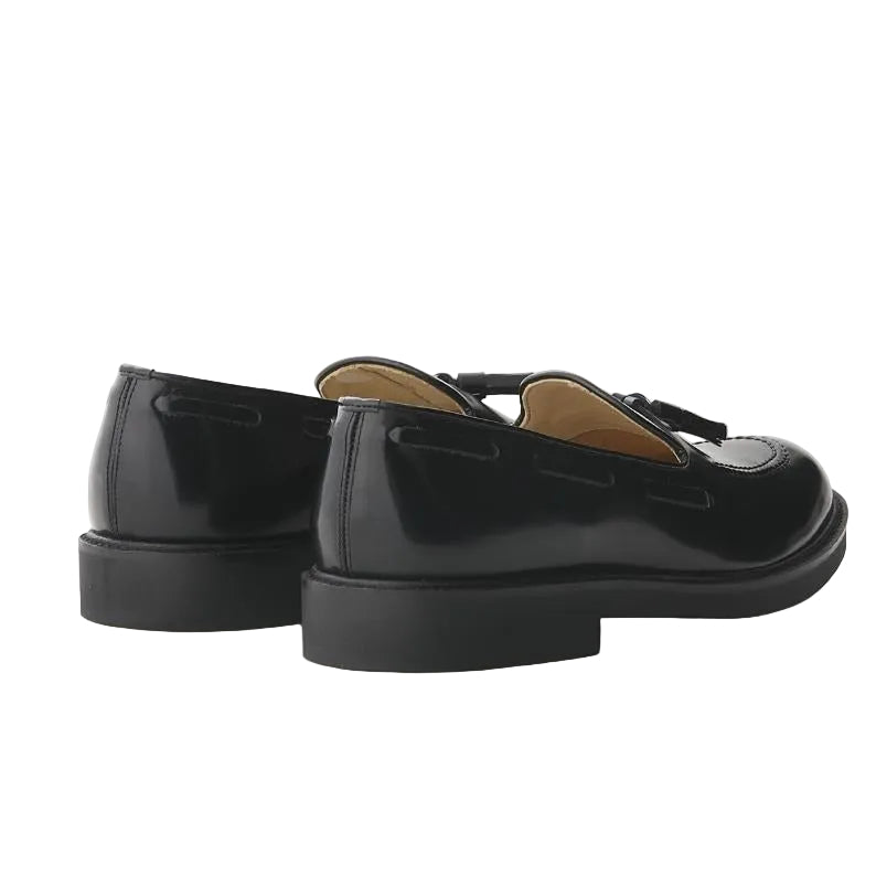 HARUTA TASSEL LOAFER 709XL - BLACK