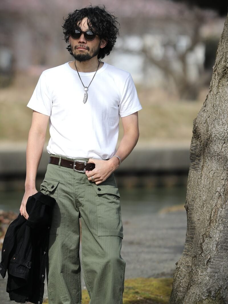 TCB JEANS CRAWLING PANTS - OLIVE