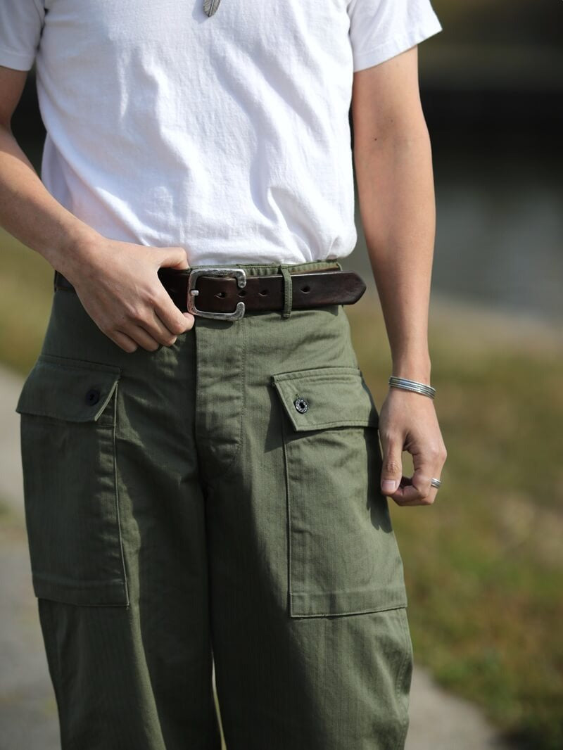 TCB JEANS CRAWLING PANTS - OLIVE