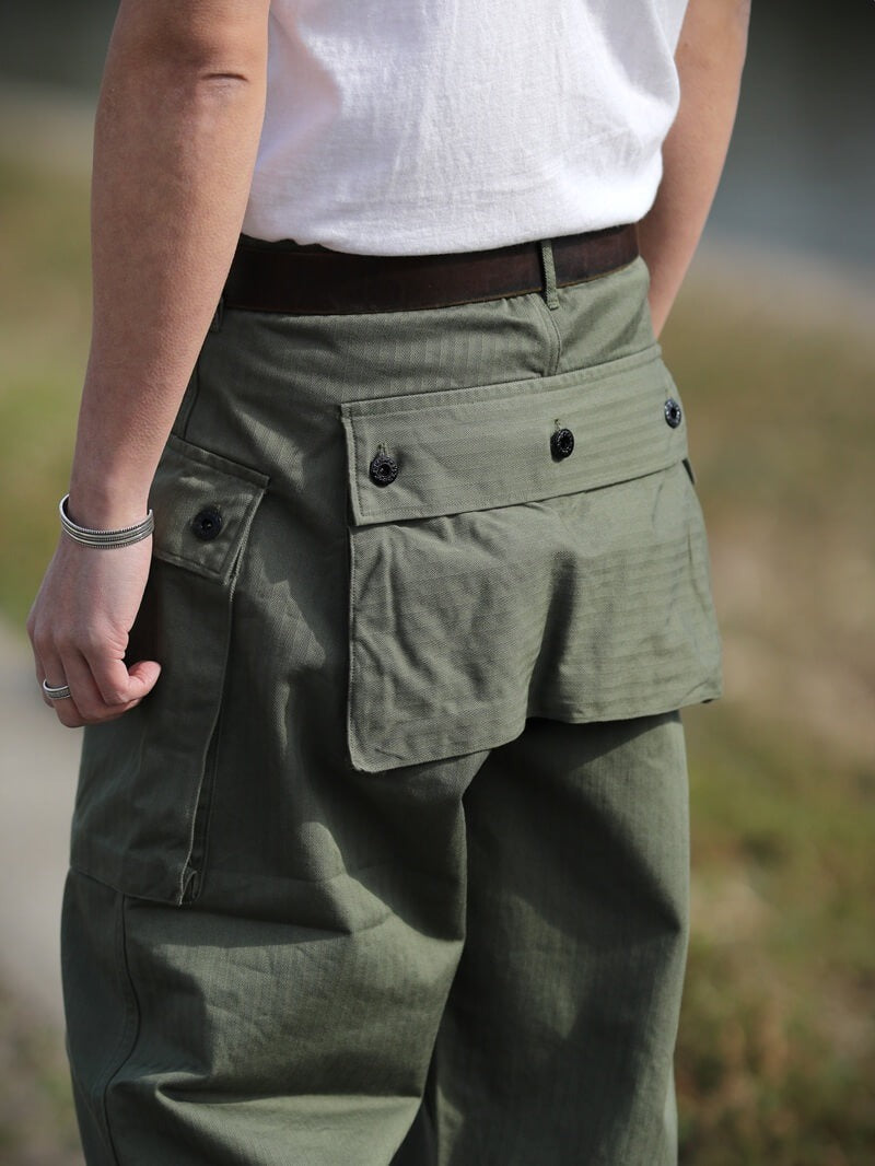 TCB JEANS CRAWLING PANTS - OLIVE