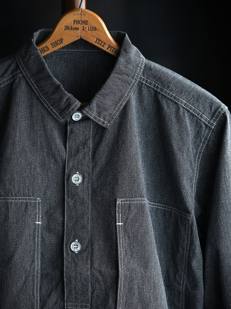 TCB JEANS BLACK CATFACE PULLIOVER SHIRT - BLACK