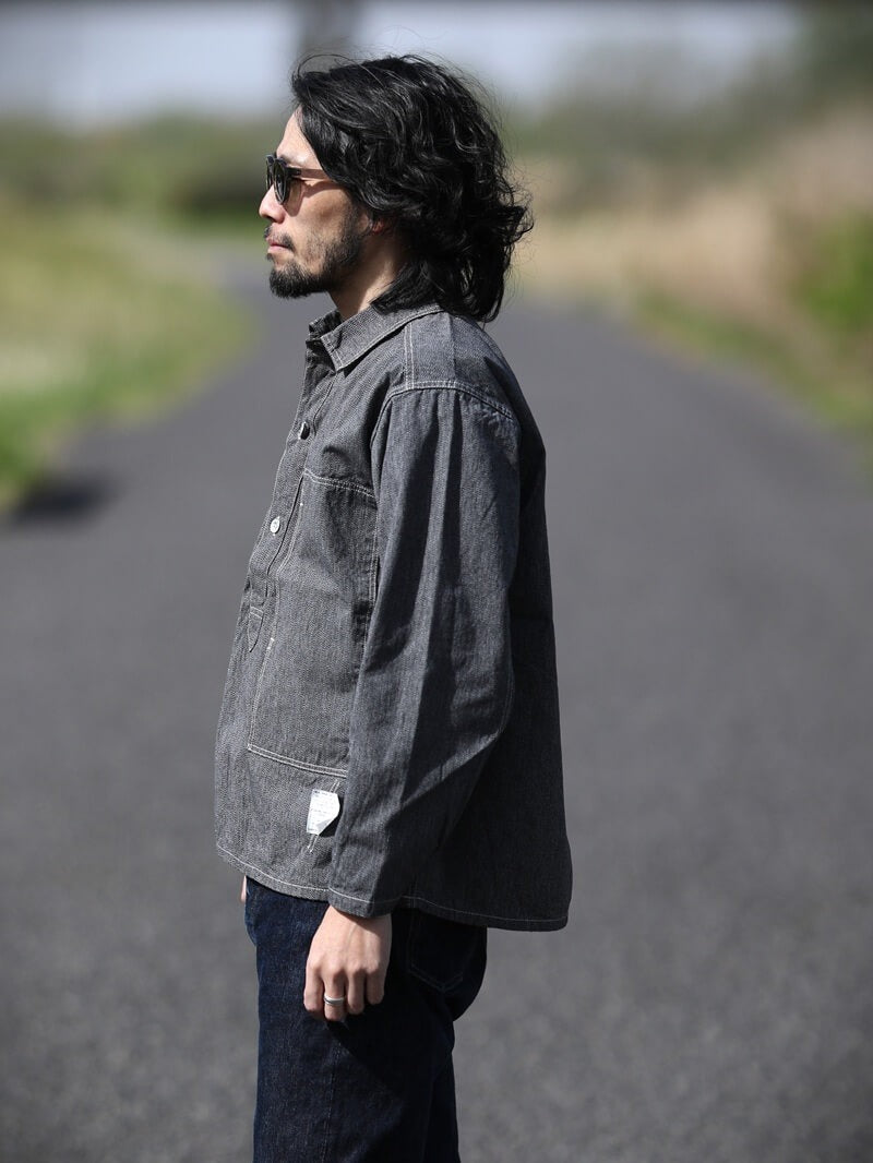 TCB JEANS BLACK CATFACE PULLIOVER SHIRT - BLACK