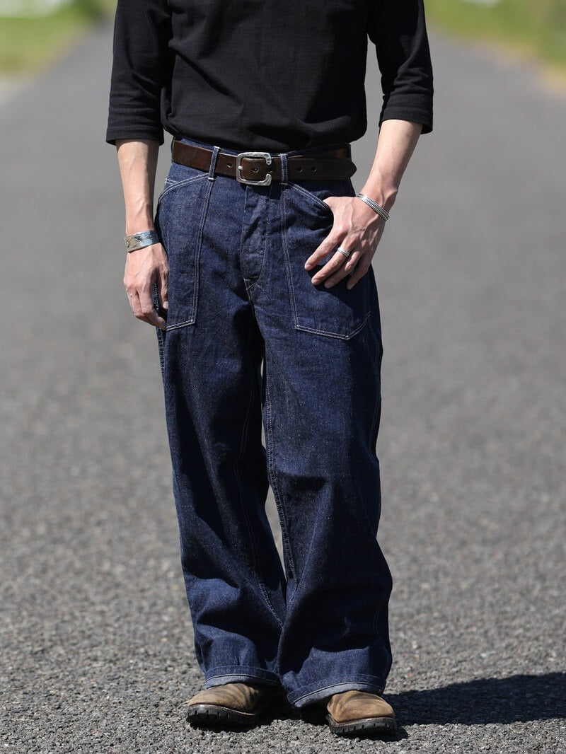 TCB JEANS CATFACE TROUSERS - INDIGO