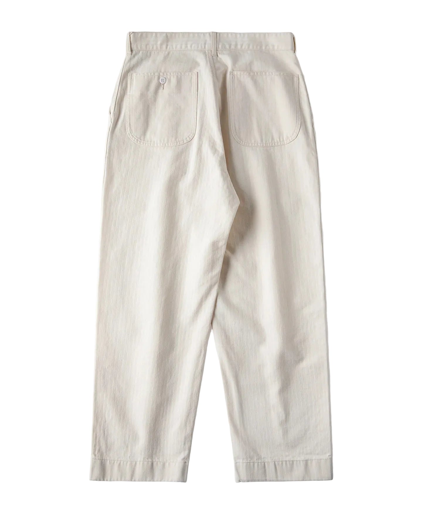 MILITORA LOT 825 1950S USMC HERRINGBONE TROUSERS - NATURAL