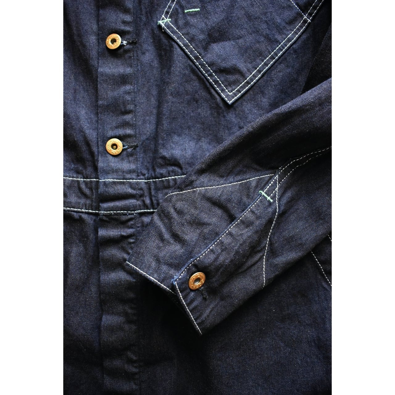 TCB BLACK CAT CREW SUIT - INDIGO
