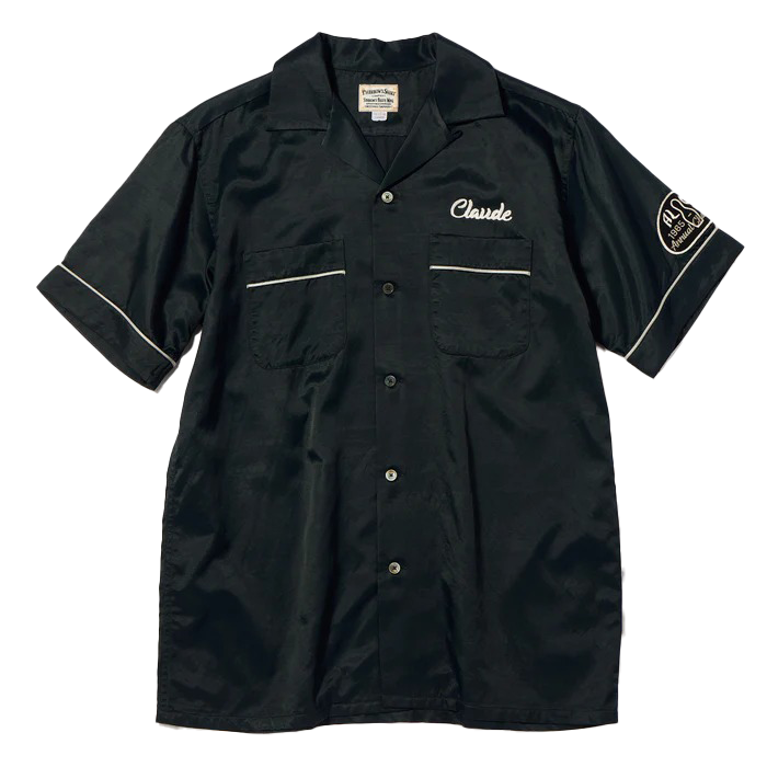 PHERROW'S ALMA LANES BOWLING SHIRT - BLACK