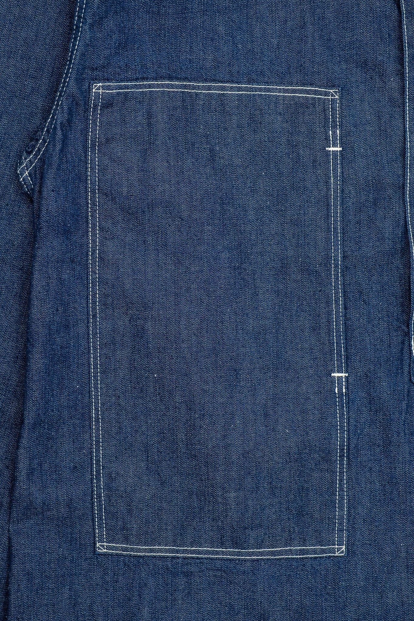 TCB JEANS CATFACE PULLIOVER SHIRT - INDIGO