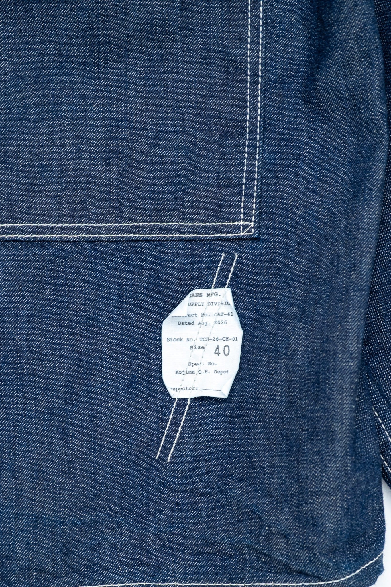 TCB JEANS CATFACE PULLIOVER SHIRT - INDIGO