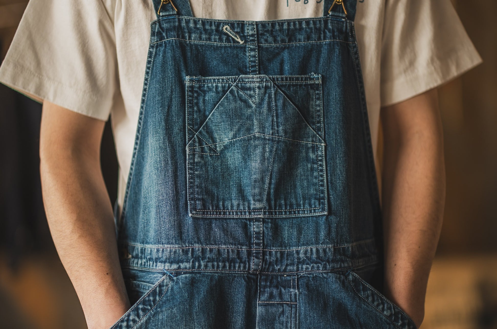 TCB JEANS BOSS OF THE OLD CAT OVERALLS - INDIGO