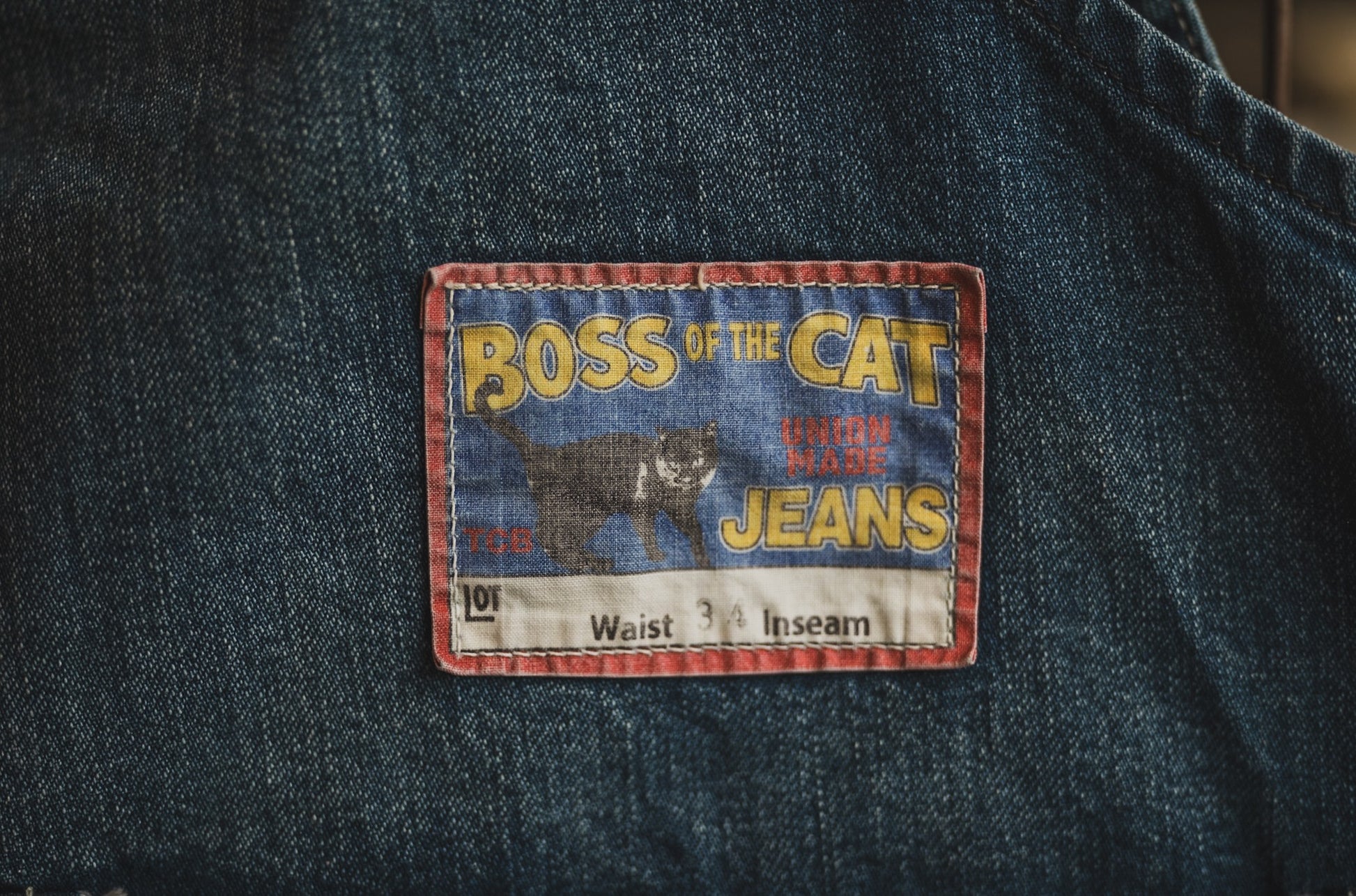 TCB JEANS BOSS OF THE OLD CAT OVERALLS - INDIGO