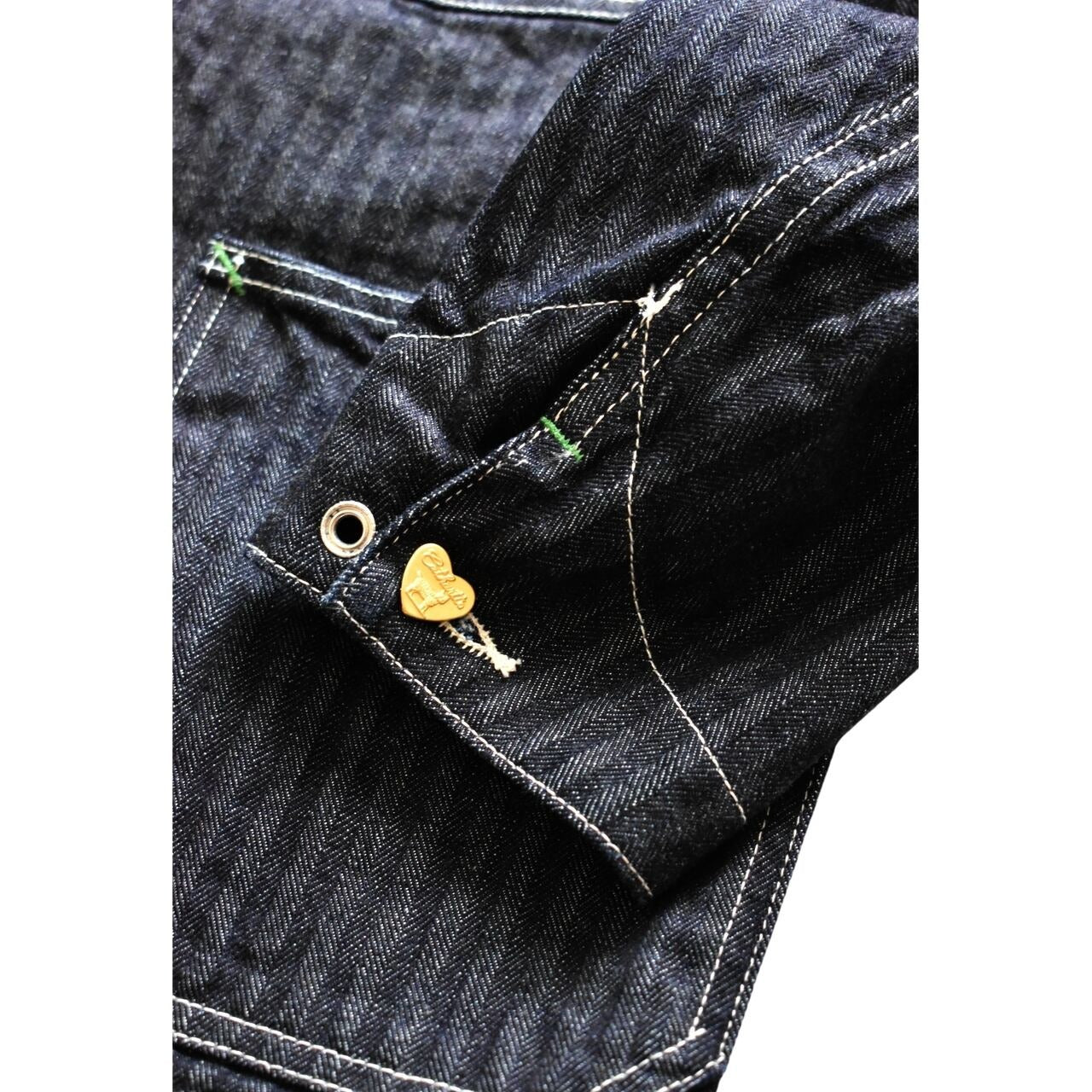 TCB JEANS CATHARTT CHORE COAT - DENIM HERRINGBONE