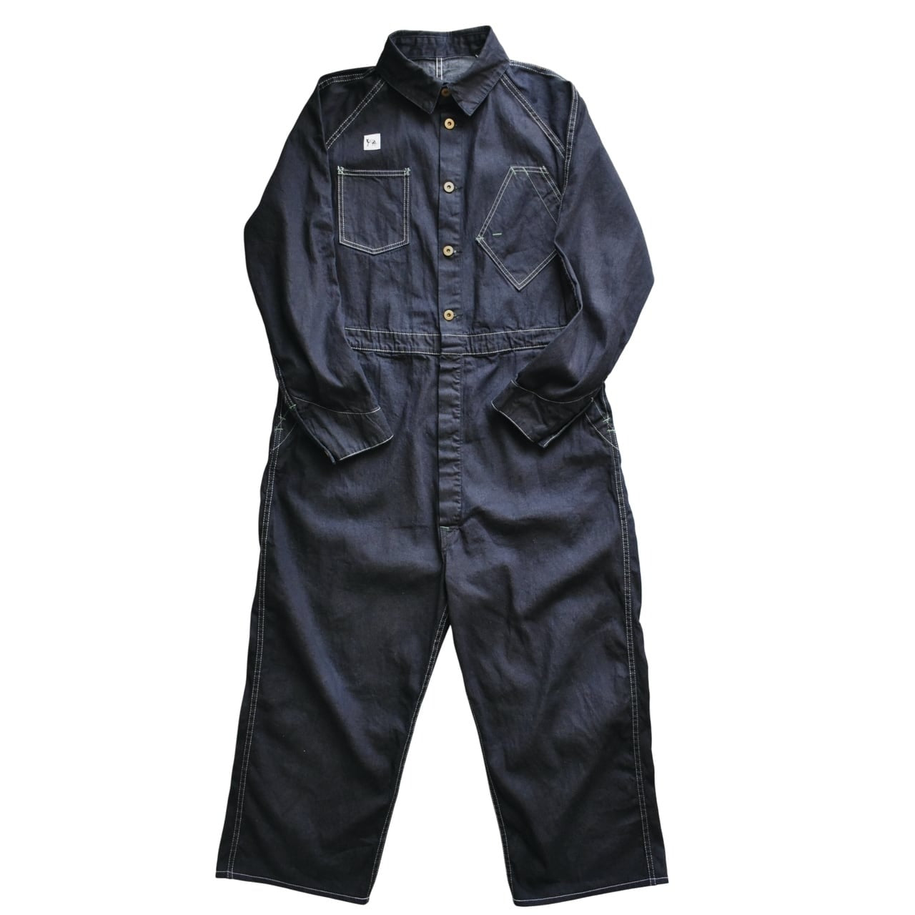 TCB BLACK CAT CREW SUIT - INDIGO