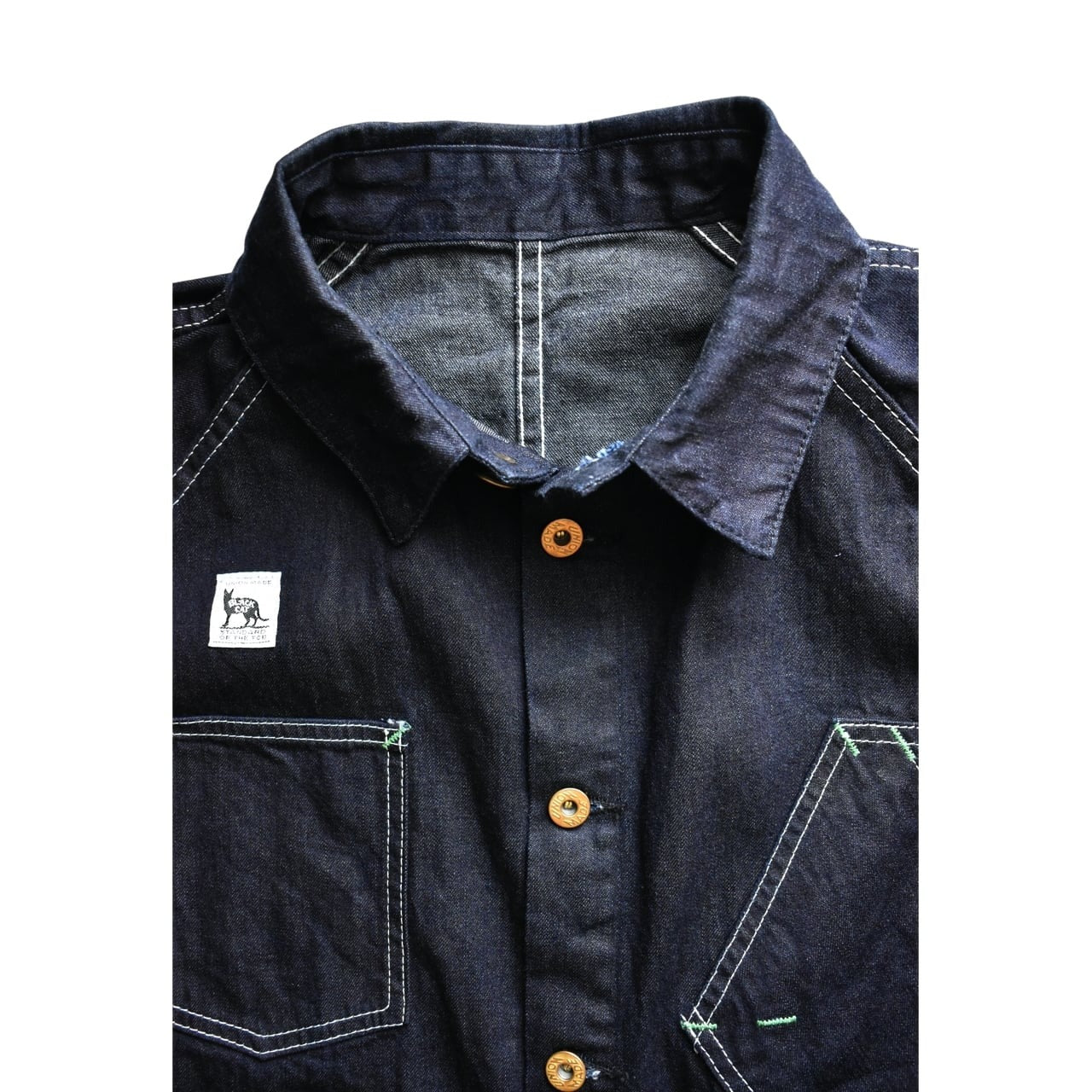 TCB BLACK CAT CREW SUIT - INDIGO