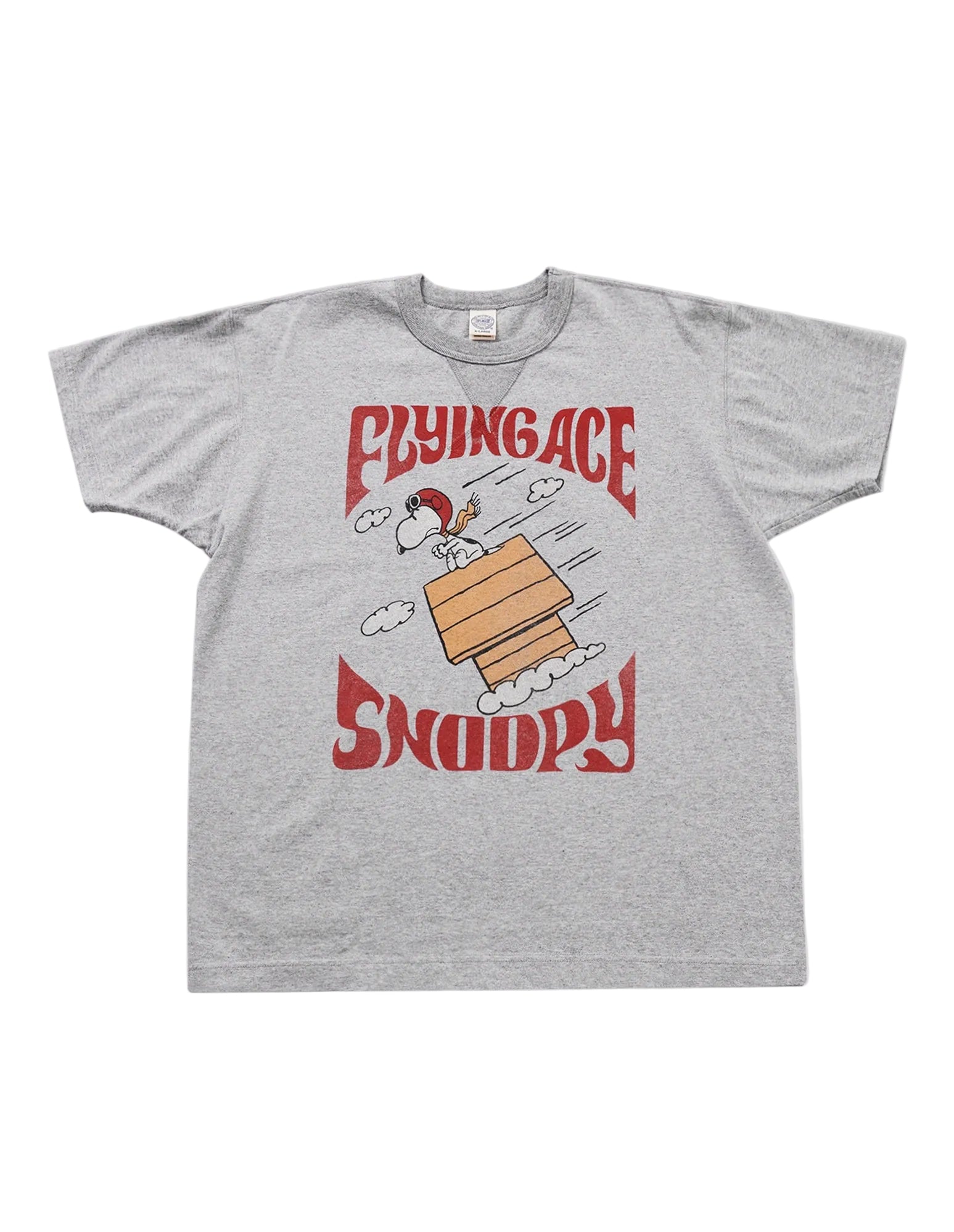 Toys McCoy Peanuts Tee Snoopy Flying Ace Snoopy — Ash — front view