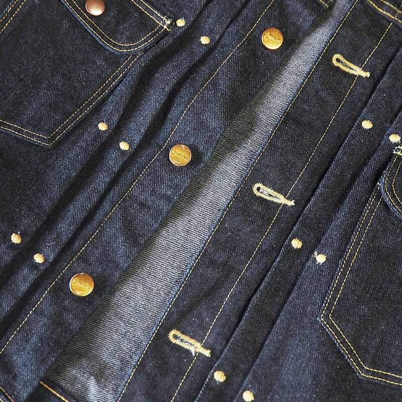 GRAPHZERO JEAN JACKET 111MJ - INDIGO