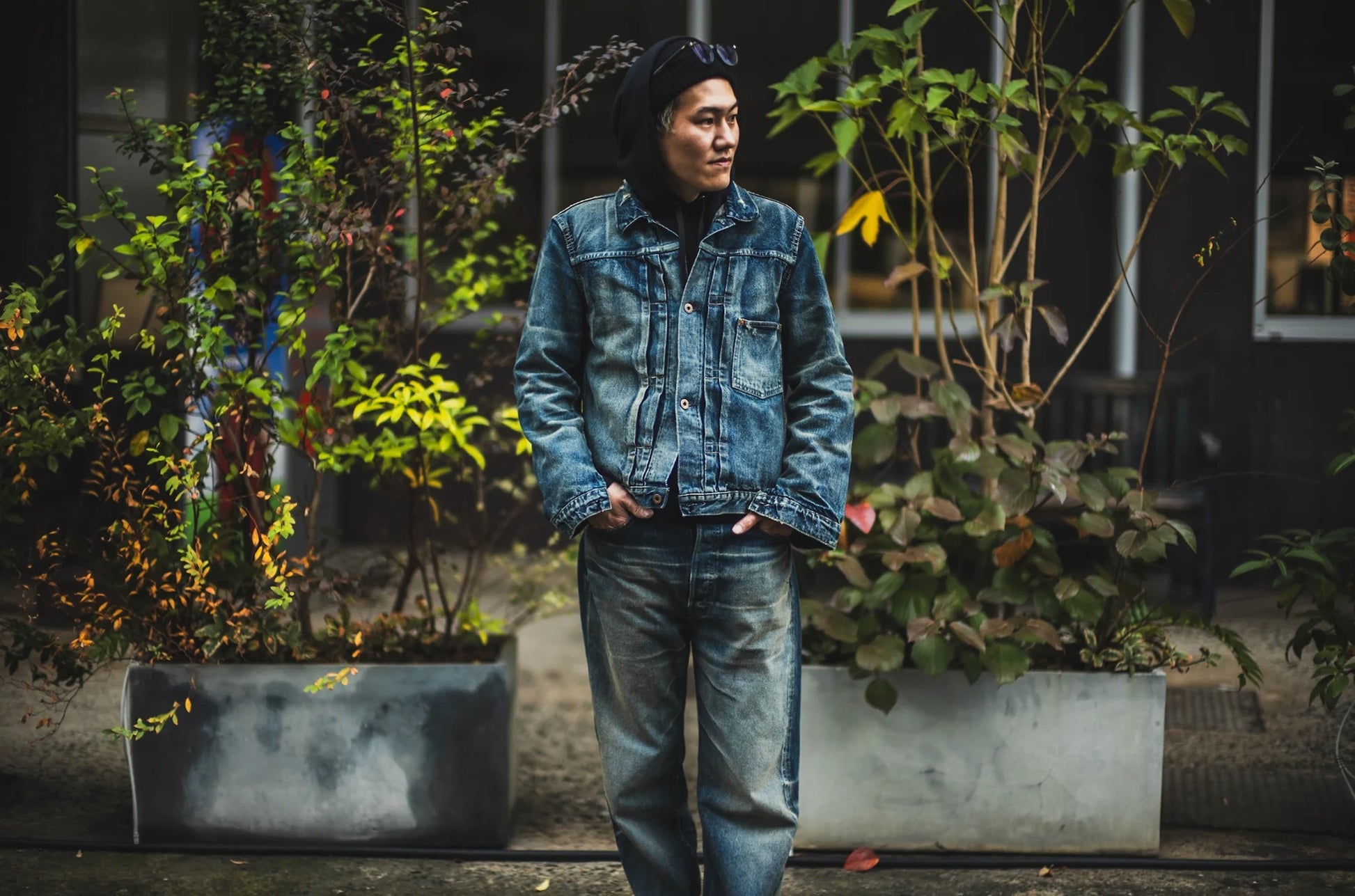 TCB JEANS FADED S40S JACKET - INDIGO