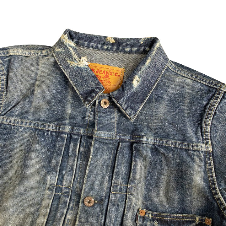 TCB JEANS FADED S40S JACKET - INDIGO