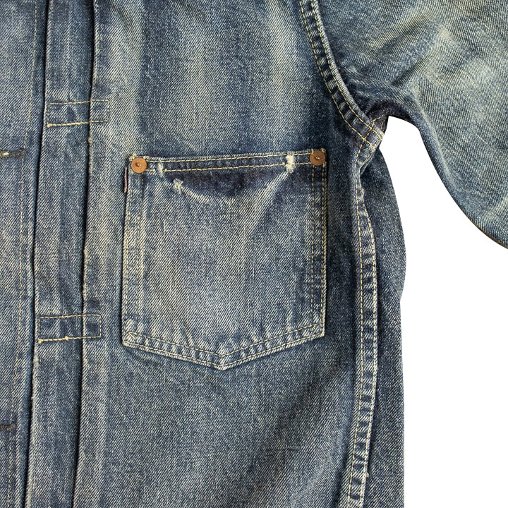 TCB JEANS FADED S40S JACKET - INDIGO