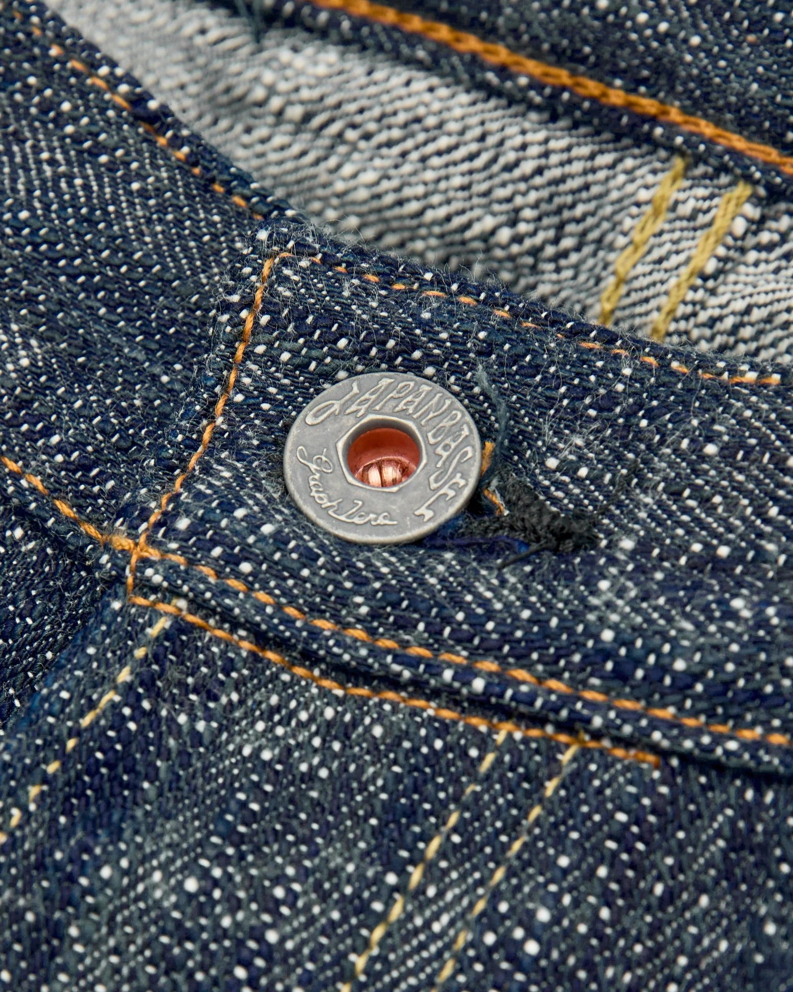 GRAPH ZERO  - 15OZ SKEIN DYEING DENIM SLIM JEANS - GREEN INDIGO