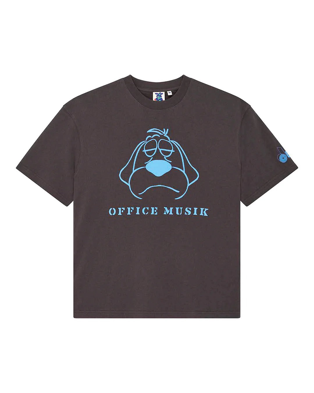DEUS EX MACHINA OFFICE MUSIQUE TEE - ANTHRACITE