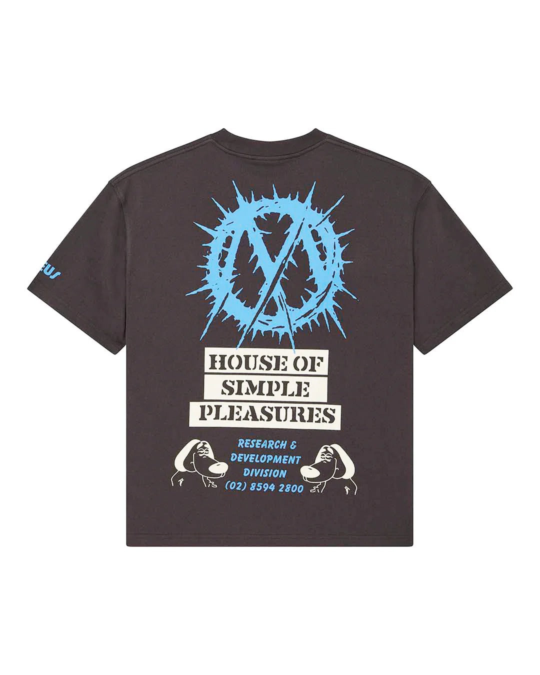 DEUS EX MACHINA OFFICE MUSIQUE TEE - ANTHRACITE