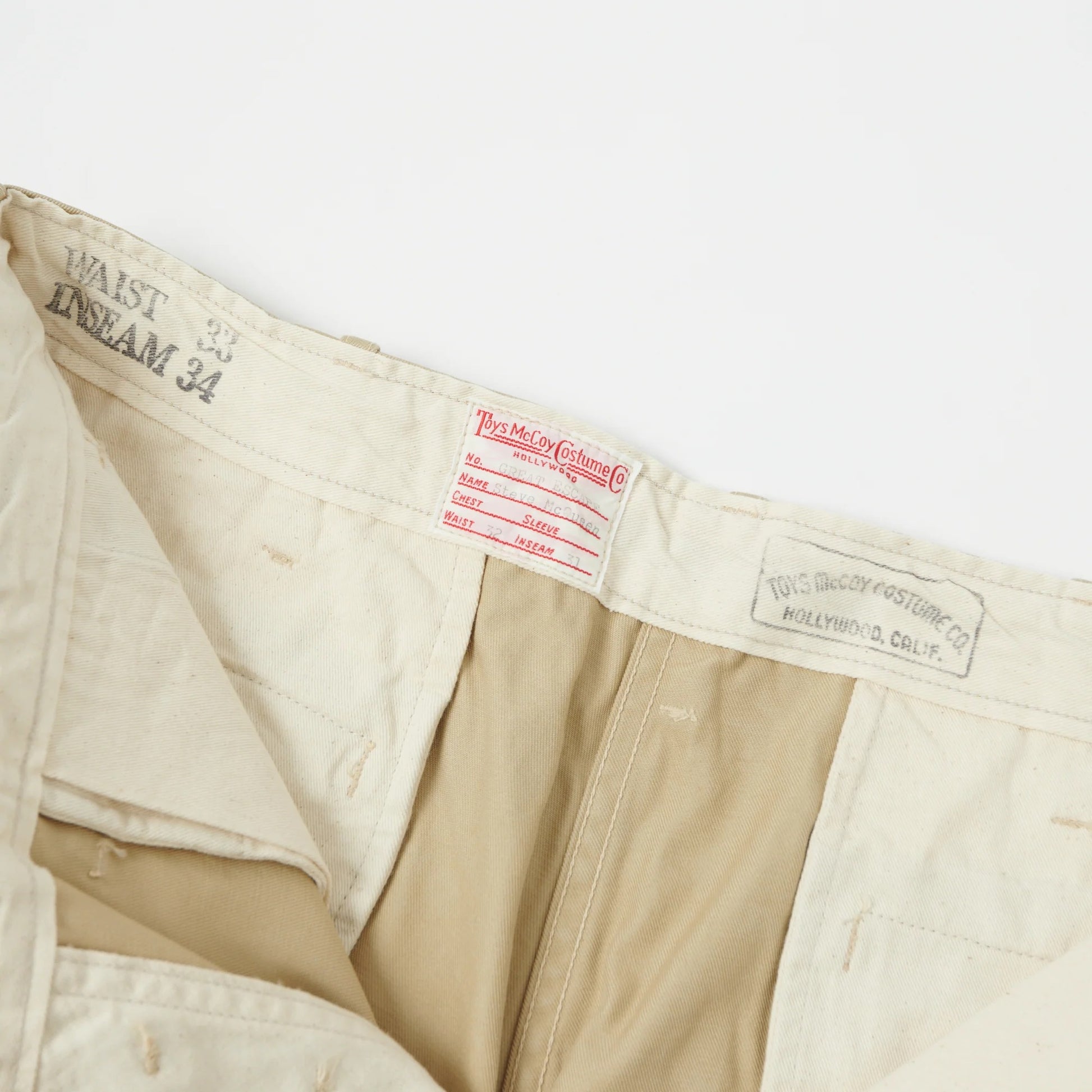 Toys McCoy V. Hilts Trousers — Khaki — view 6