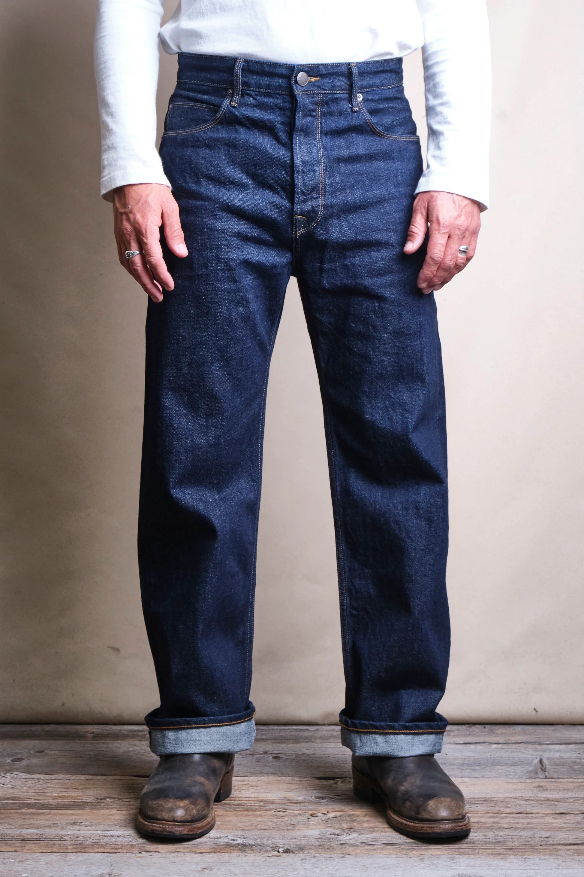 FREENOTE MODESTO WORKWEAR CUT 14 OUNCE 1950S - DENIM
