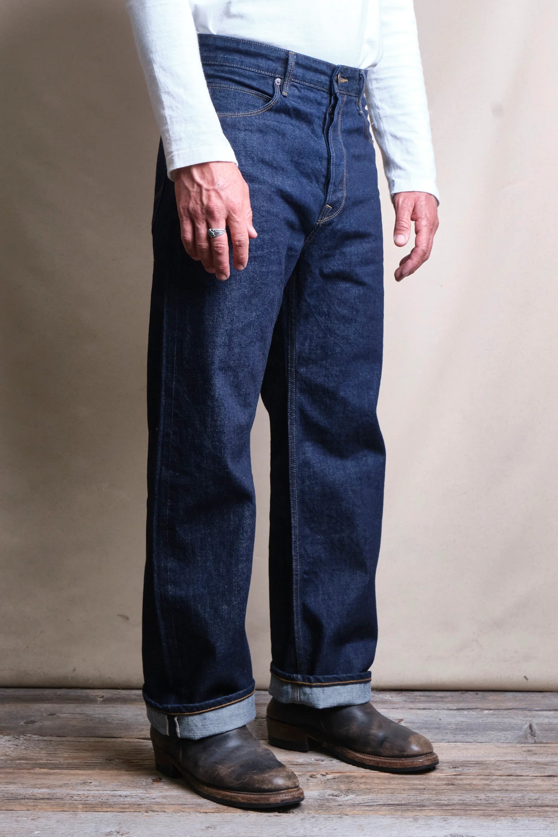 FREENOTE MODESTO WORKWEAR CUT 14 OUNCE 1950S - DENIM