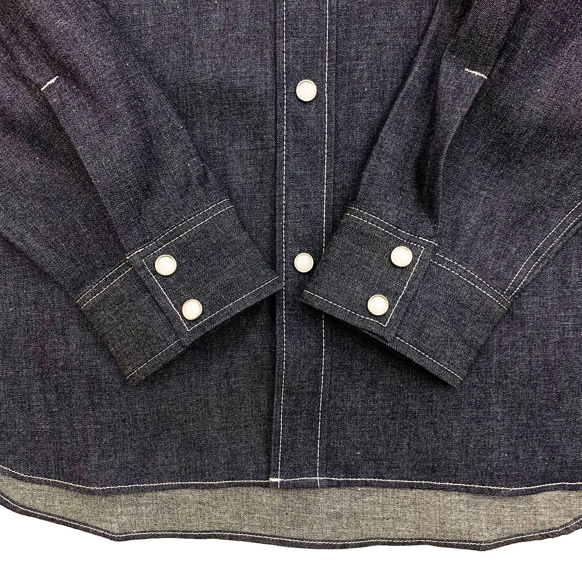 DRY BONES 6.5OZ DENIM WEATERN SHIRT - INDIGO
