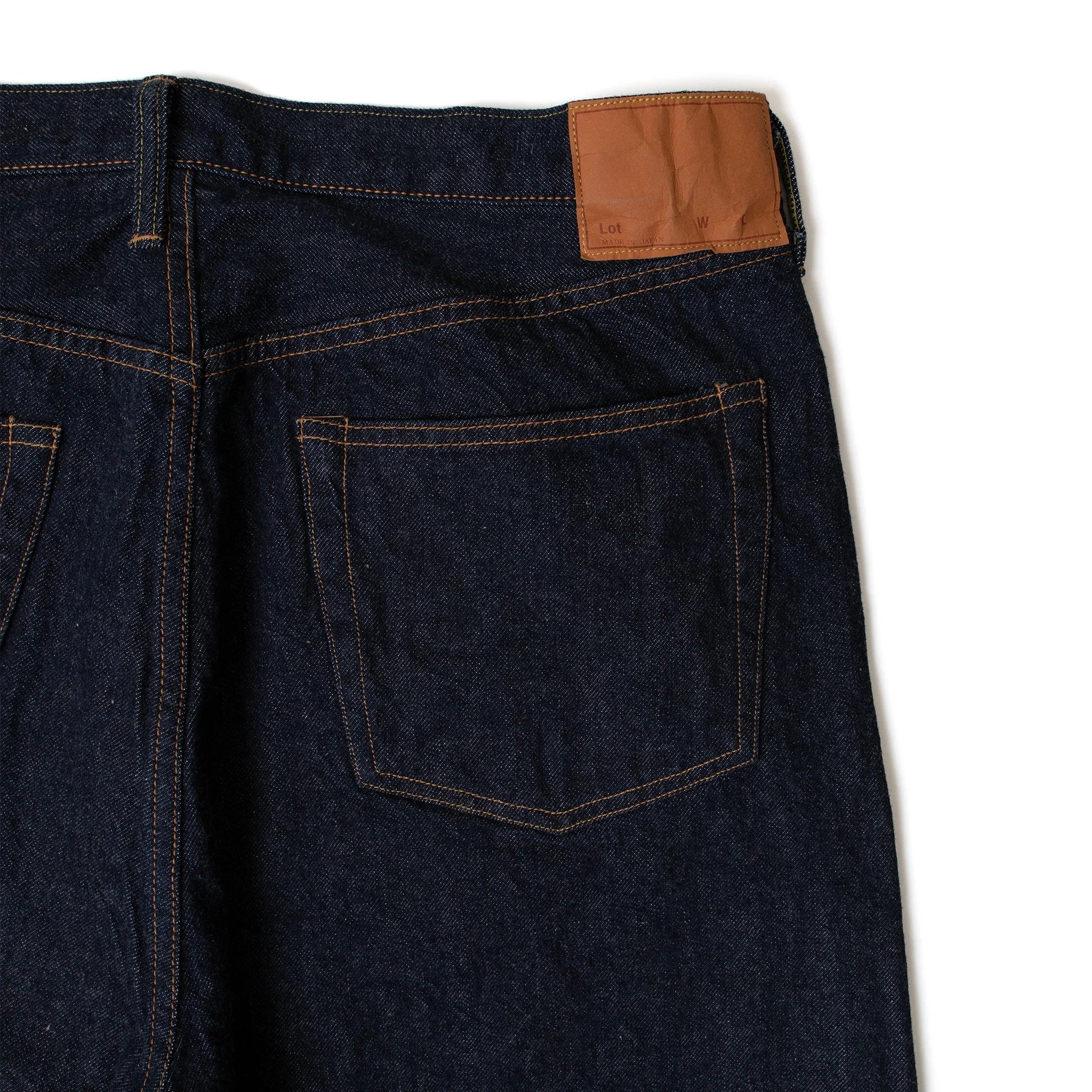 SPELLBOUND 40-700C 5POCKET SELVAGE REGULAR STRAIGHT JEANS - ONE WASH INDIGO