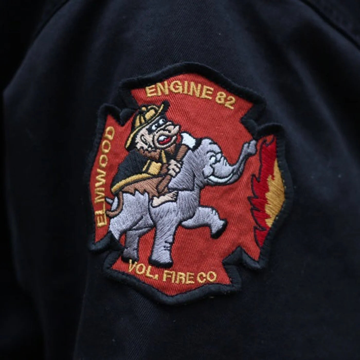 PHERROWS FIREFIGTHER WORK JACKET - BLACK