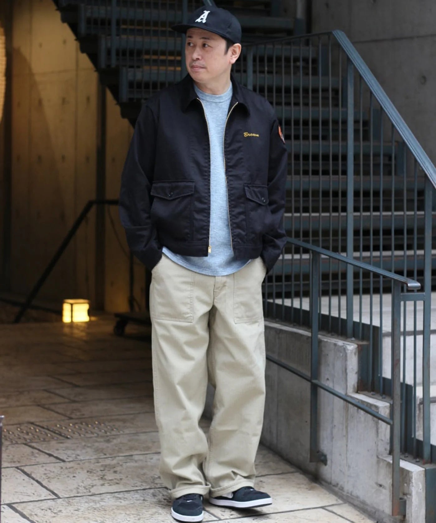 PHERROWS FIREFIGTHER WORK JACKET - BLACK