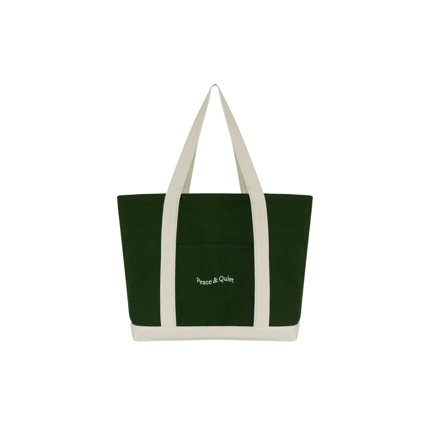 MUSEUM OF PEACE & QUIET WORDMARK BOAT TOTE - FOREST