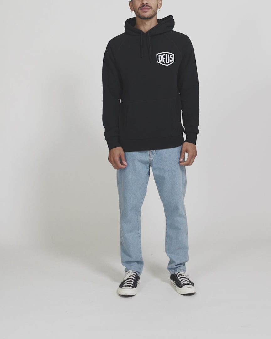 Deus Ex Machina Tokyo Address Hoodie — Black