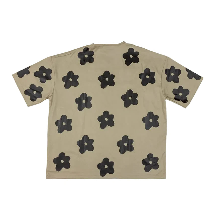 BLACK CACTUS BS256 OVERSIZE ZIP SHOULDER GREEN BLACK FLOWER