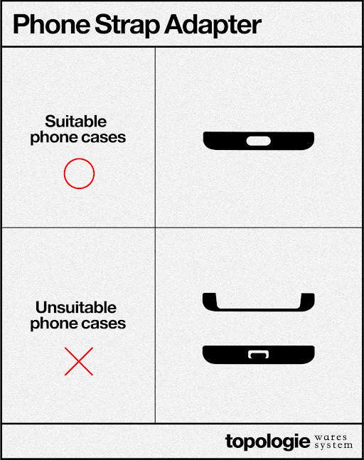 TOPOLOGIE PHONE STRAP ADAPTER