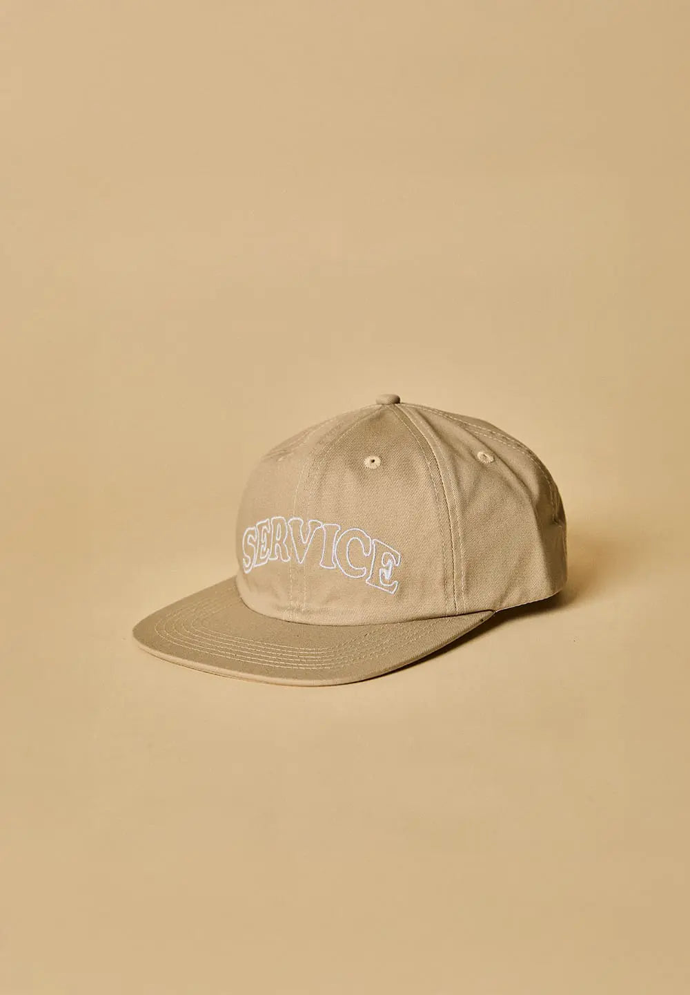 SERVICE WORKS ARCH LOGO CONTRAST STITCH - BONE