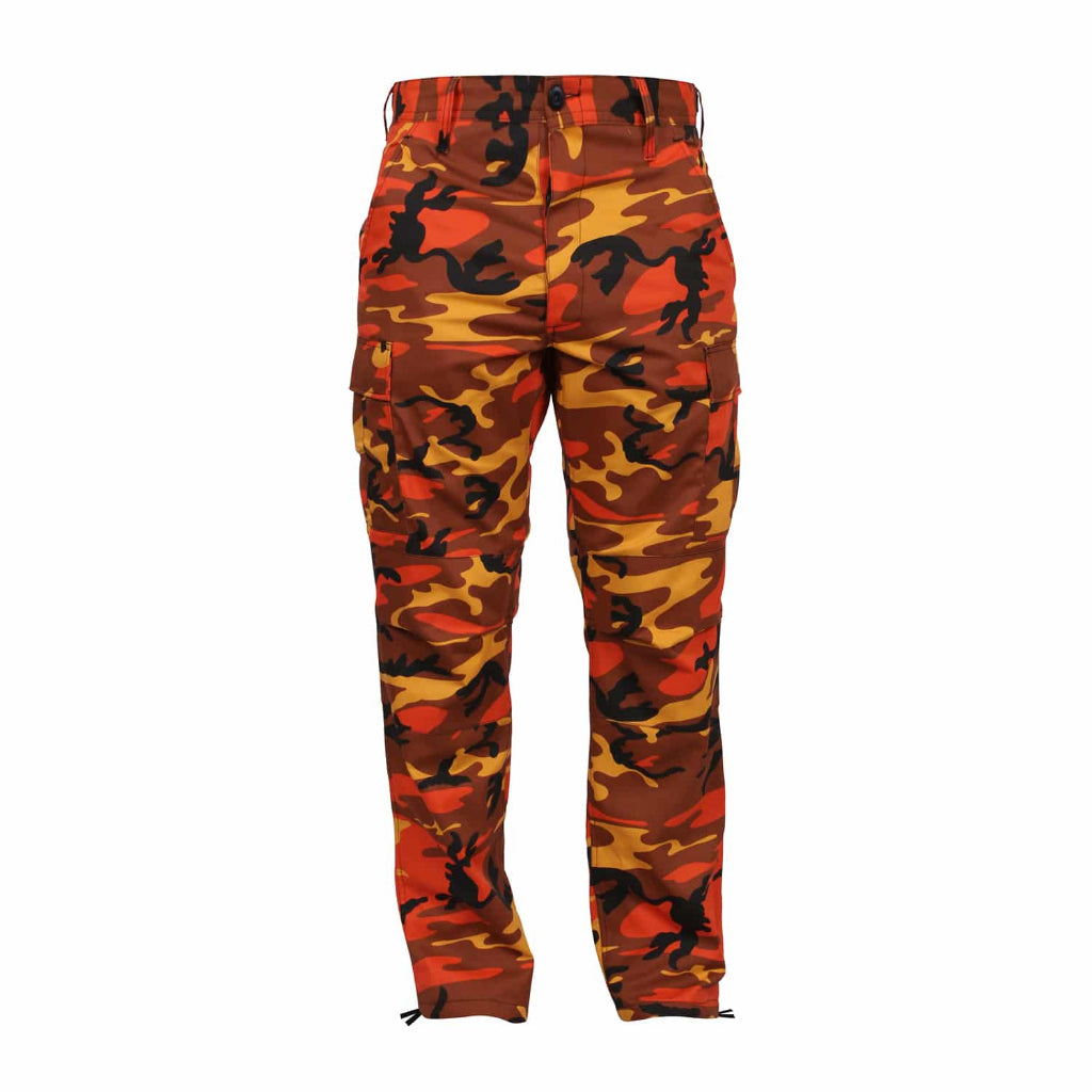 ROTHCO BDU COLOR CAMO PANT - SAVAGE ORANGE CAMO