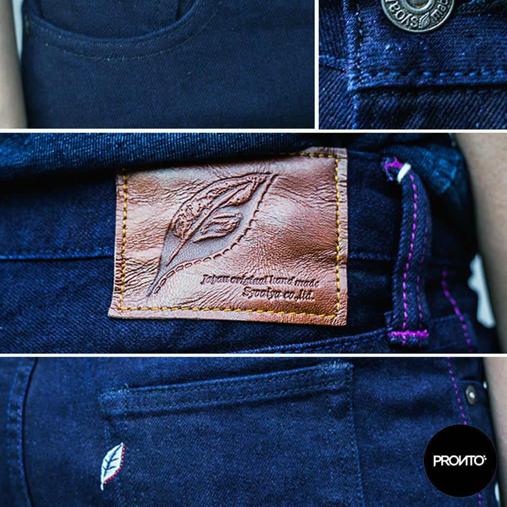 PURE BLUE JAPAN 1069 4 PP WASH - INDIGO X PURPLE