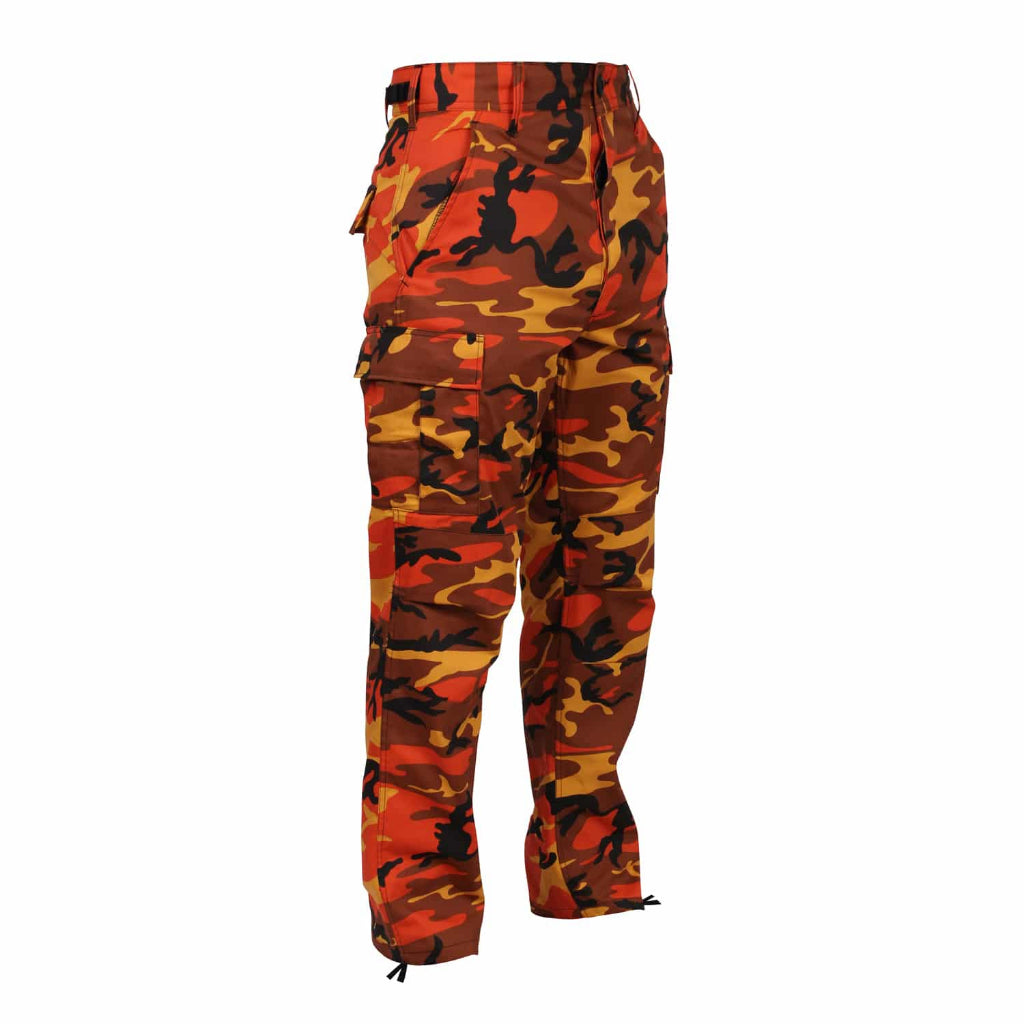 ROTHCO BDU COLOR CAMO PANT - SAVAGE ORANGE CAMO