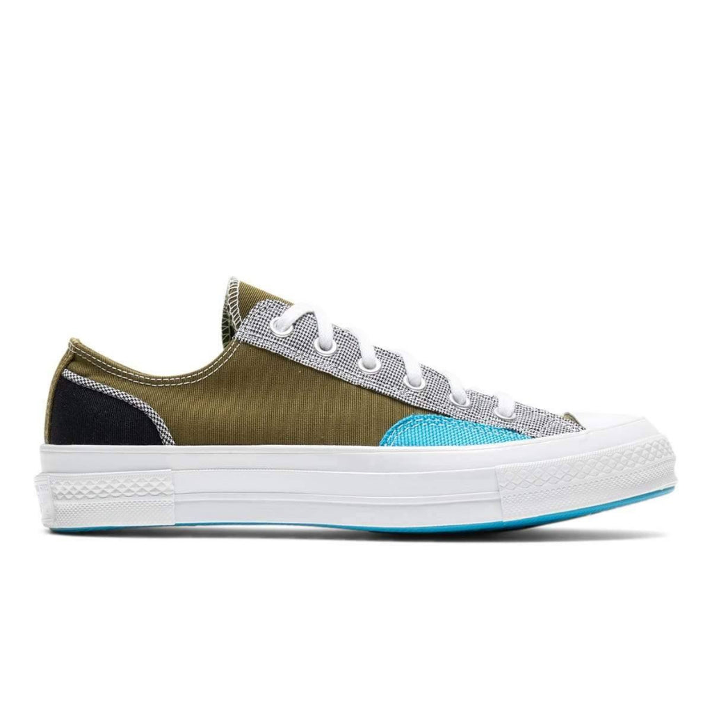 CONVERSE CHUCK 70 PATCHWORK OX - DARK MOSS