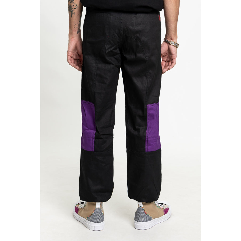 CLOT CONTRAST PATCHED PANEL PANT - BLACK