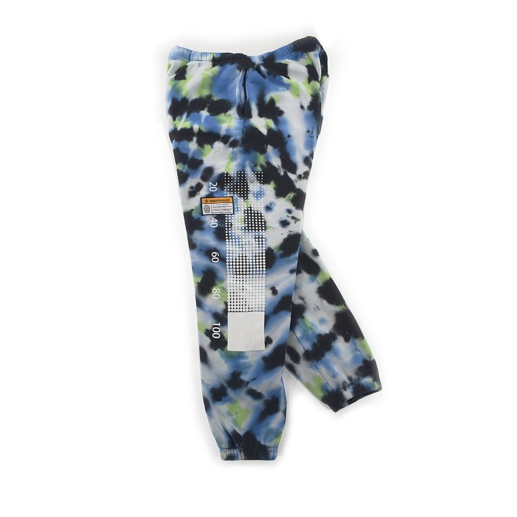 INDVLST TEST BAR LOGO SWEATPANTS - TIE DYE
