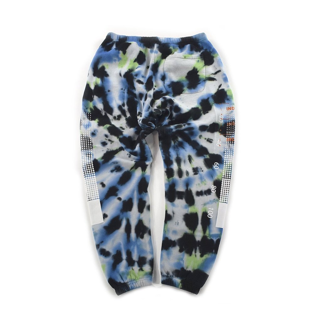 INDVLST TEST BAR LOGO SWEATPANTS - TIE DYE