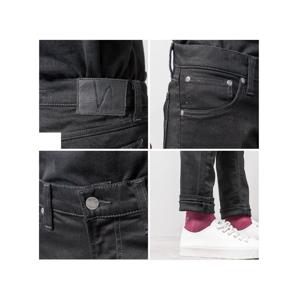 NUDIE Tight Terry - Deep Black