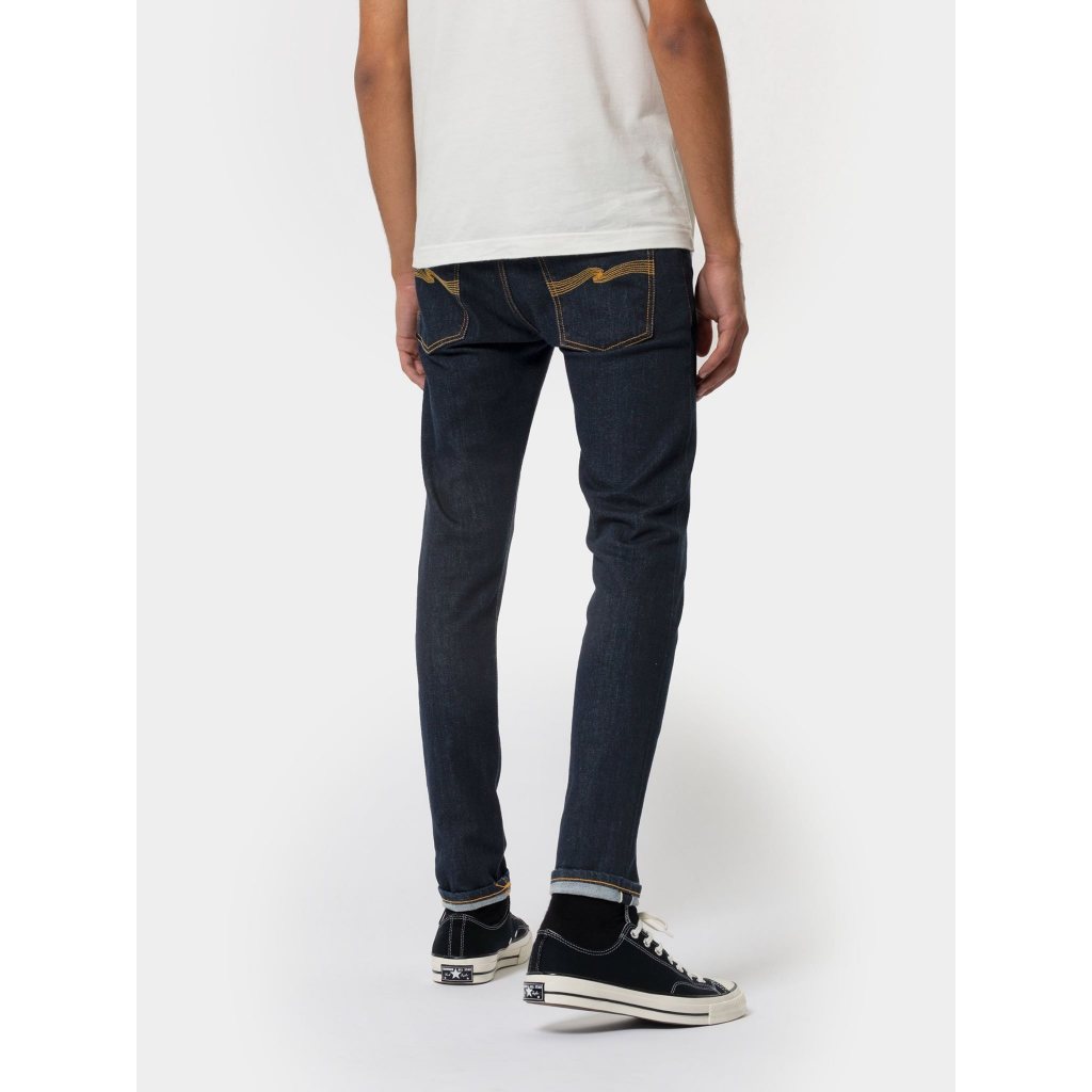 Nudie Jeans Skinnylin — Rinse Selvage Str. — view 2