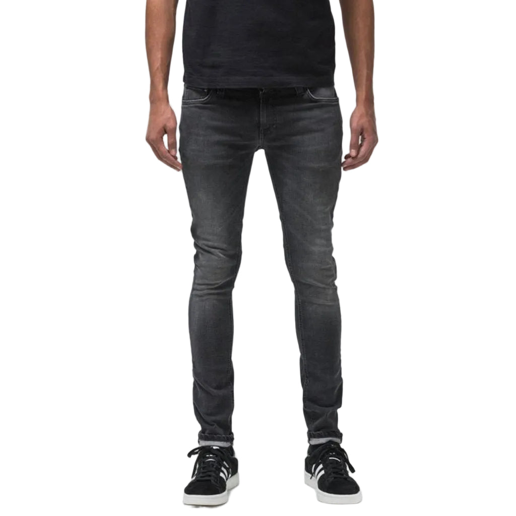 NUDIE JEANS SKINNYLIN - BLACK MOVEMENT